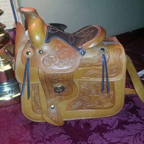 Genuine Leather saddle bag