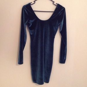 American apparel velvet dress