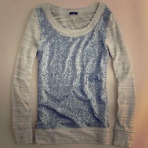 J. Crew Collection Jaspe Sequined sweatshirt small