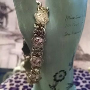 Gold tone Spanish bracelet