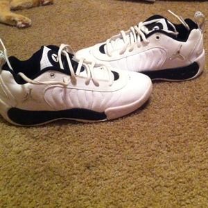 White and black Jordan's