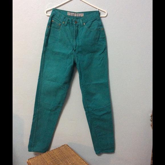 Green denim pants BUNDLE on hold for @felinelady