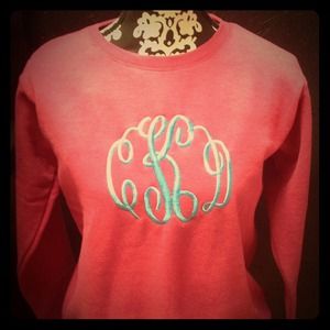 Monogram sweatshirts!!! Pre order first!!!!!!