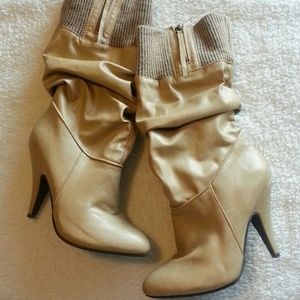 Dollhouse faux leather boots