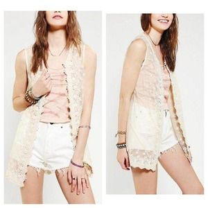 Breezy, sheer mesh vest from Thistlepearl