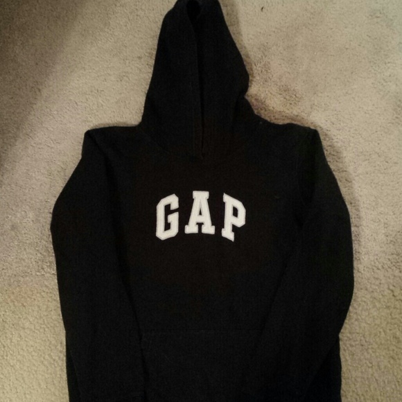 Black gap hooded sweatshirt