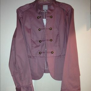 Champagne Pink Military Style Jacket