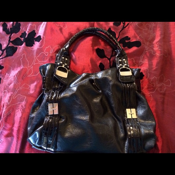 Black handbag
