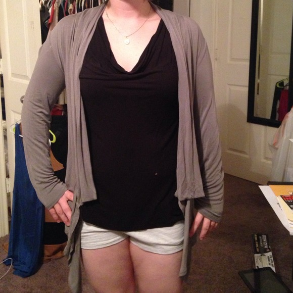 Cute charcoal color cardigan