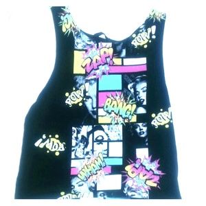 Marilyn Monroe Comic Crop Top