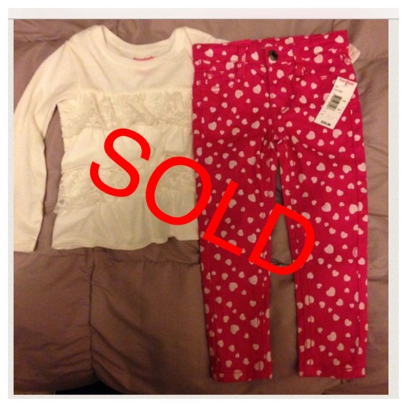 *SOLD*new jeans with cute top