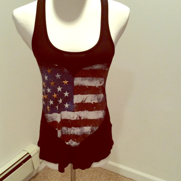 made in USA Tops - Graphic Heart Tank