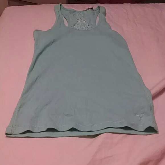 Very cute tank with lace accent