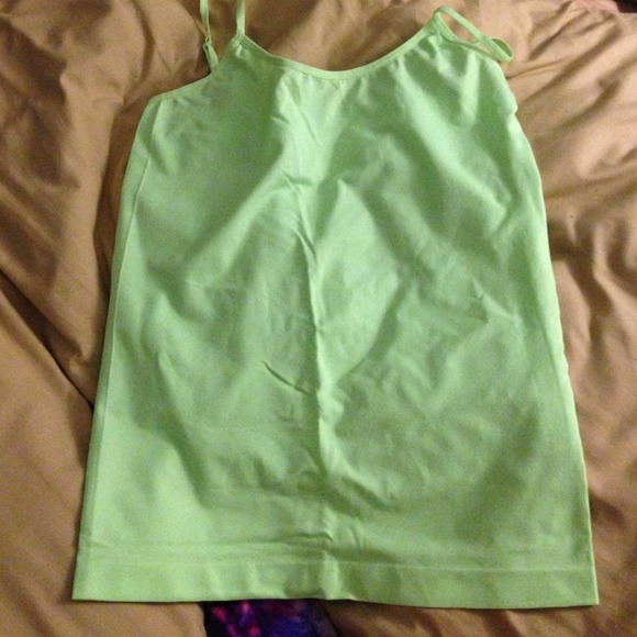 Neon green tank