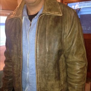 Excellent condition men's leather jacket