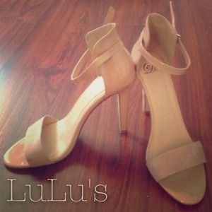 Shoes - Nude open toed single sole heels Shoes - Nude open toed single sole heels