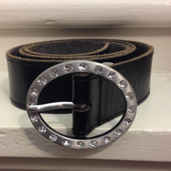 Black American eagle belt