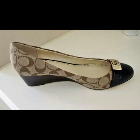 COACH WOMEN'S SHOES WEDGE Size 9.5 New