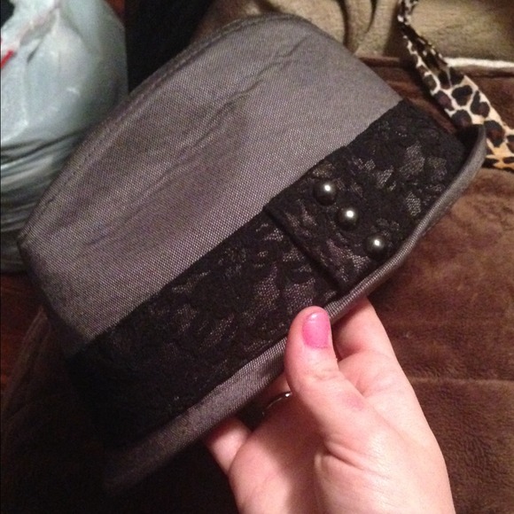 Bebe Lace and charcoal Fedora! - Picture 2 of 3