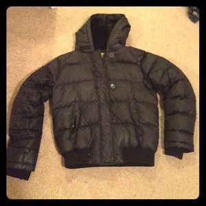 Black winter jacket- as is