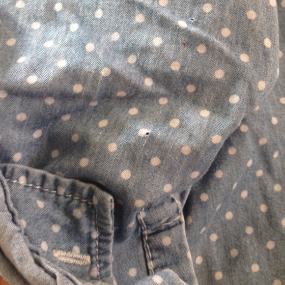 🔴Sold🔴Too Cute Polka Dot Chambray - Picture 3 of 4