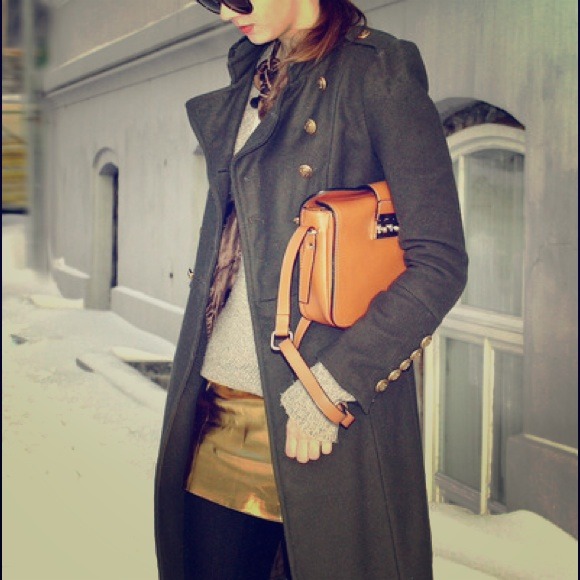 Bebe military coat