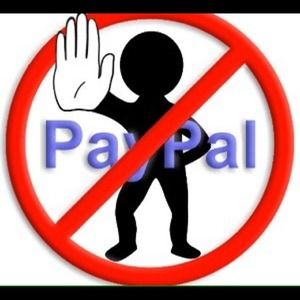 No PayPal allowed here.