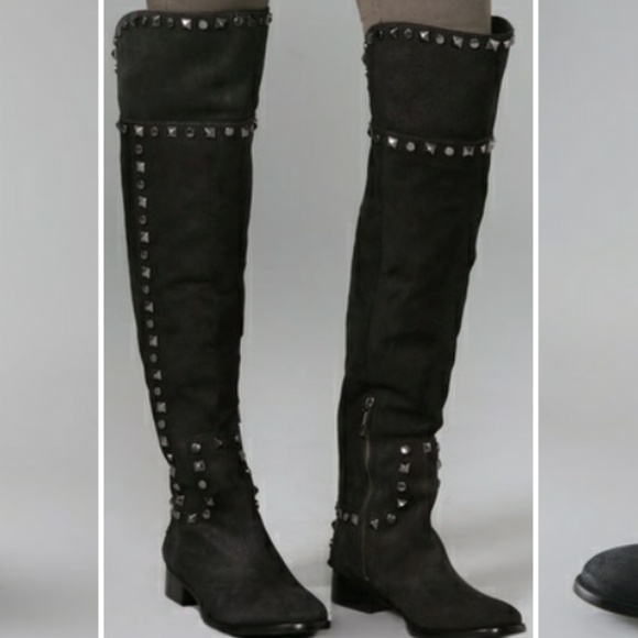 Tory Burch over the knee boots