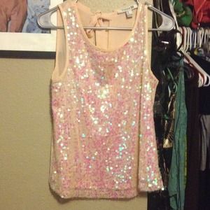 Rose pink sparkly shirt 💞