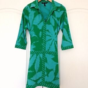 BCBG Drop Waist Shift Dress