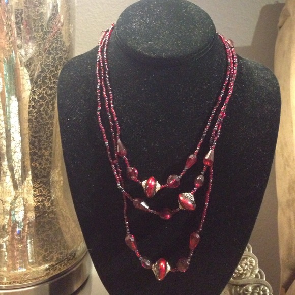 Ruby Red Necklace