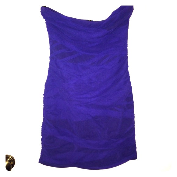 Metro park black tube top dress.