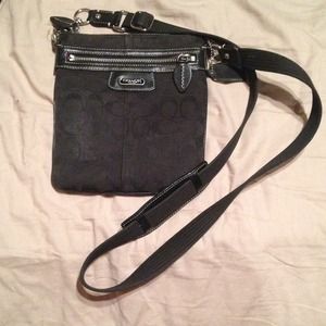 Like new black Coach satchel!