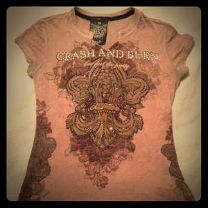 Crash and Burn burnout T