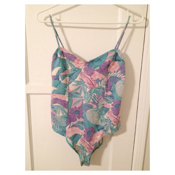 ✨SOLD✨🌺🌸 Tropical leotard 🌸🌺