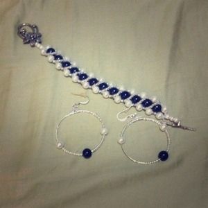 Bracelet earring set