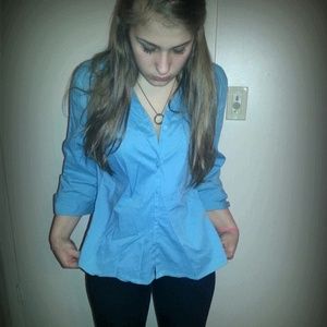 Gorgeous teal button up <3