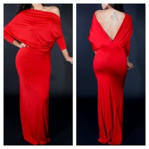 Red dress multi way like 5