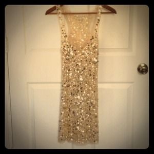 Gold Sequence Dress