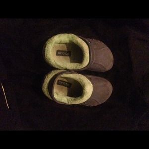 Toddler boys  10/11 Authentic Fleece lined Crocs!