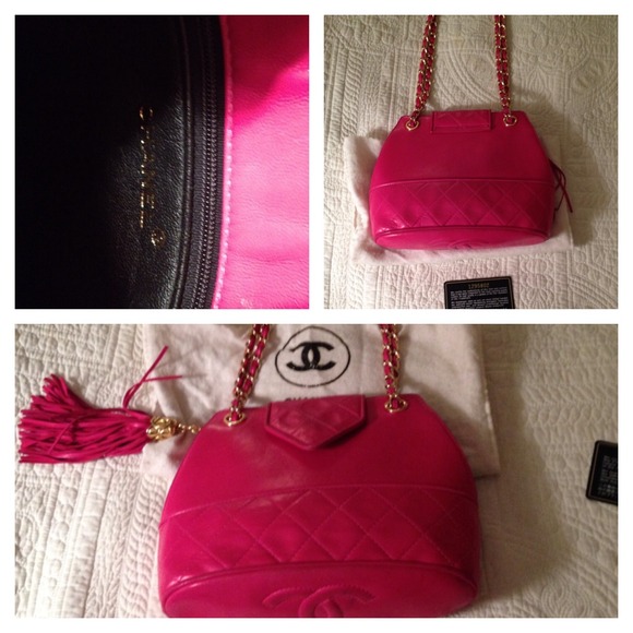Authentic Vintage Chanel Pink Flap - Picture 4 of 6