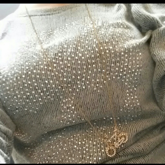 Hipster bicycle necklace