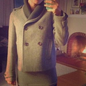 Next to new JCREW pea coat. Sale over. Price firm
