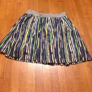 Anthropolgie duo pattern skirt