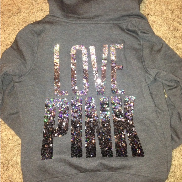 VS PINK bling hoody SOLD on EBAY