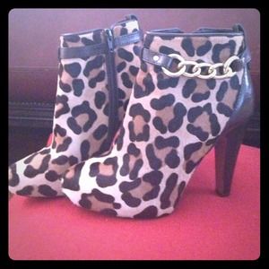 Coach leopard boots
