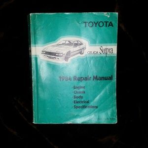 1984 Toyota Celica Supra Reair Manual