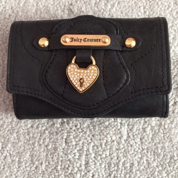 Reduced! Authentic black Juicy couture wallet!