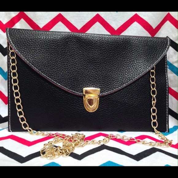 Envelope Clutch with chain strap