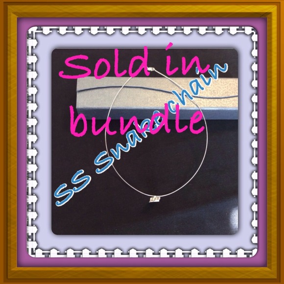SOLD in bundle.....,Sterling silver chain
